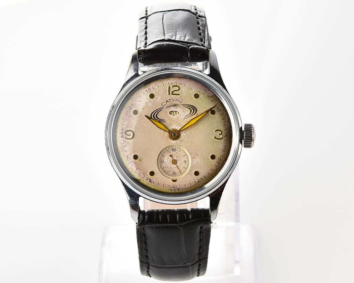 Rare! Vintage Soviet Saturn mechanical watch from the 1950s