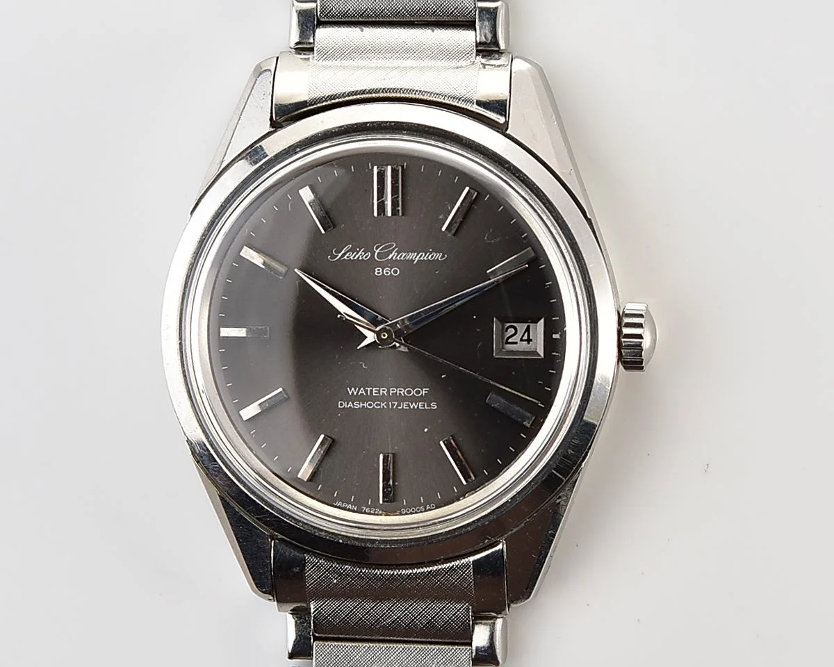 Vintage Seiko Champion 860 ref. 7622-9010 – Gray Sunburst Hand