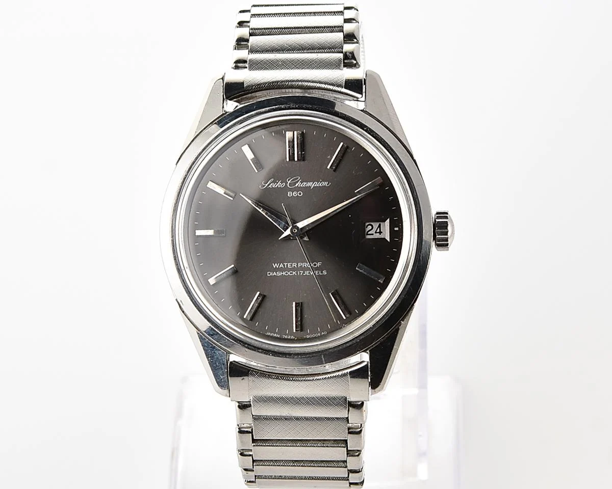 Vintage Seiko Champion 860 – Gray Sunburst Date from February 1966