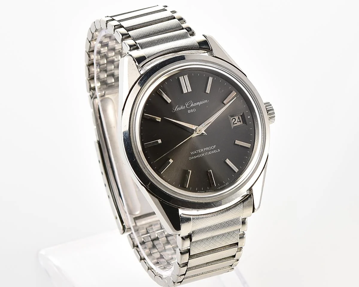 Vintage Seiko Champion 860 – Gray Sunburst Date from February 1966