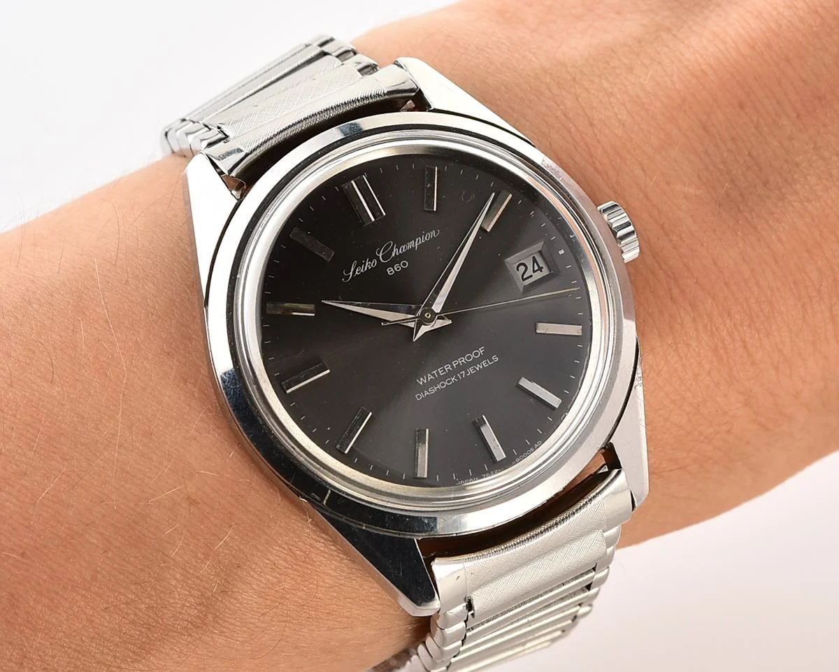 Vintage Seiko Champion 860 ref. 7622-9010 – Gray Sunburst Hand