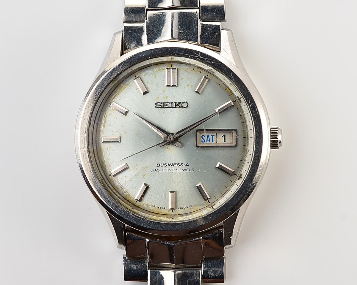 Vintage Seiko Business-A Silver Sunburst Day-Date from February 1967