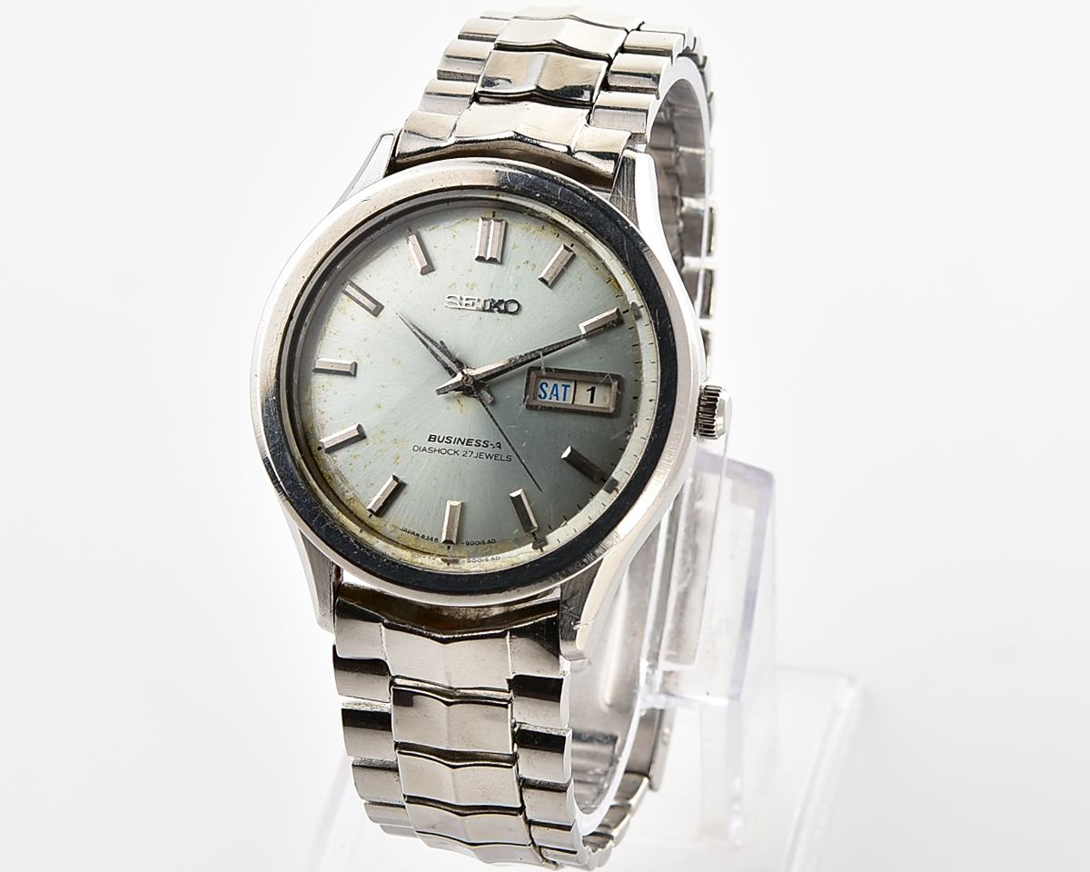 Vintage Seiko Business-A Silver Sunburst Day-Date from February 1967