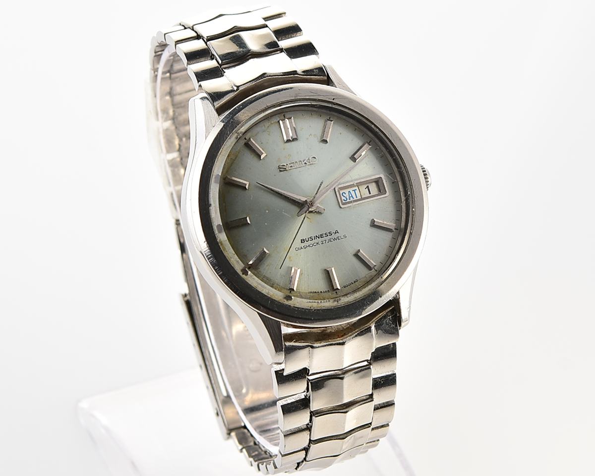 Vintage Seiko Business-A Silver Sunburst Day-Date from February 1967