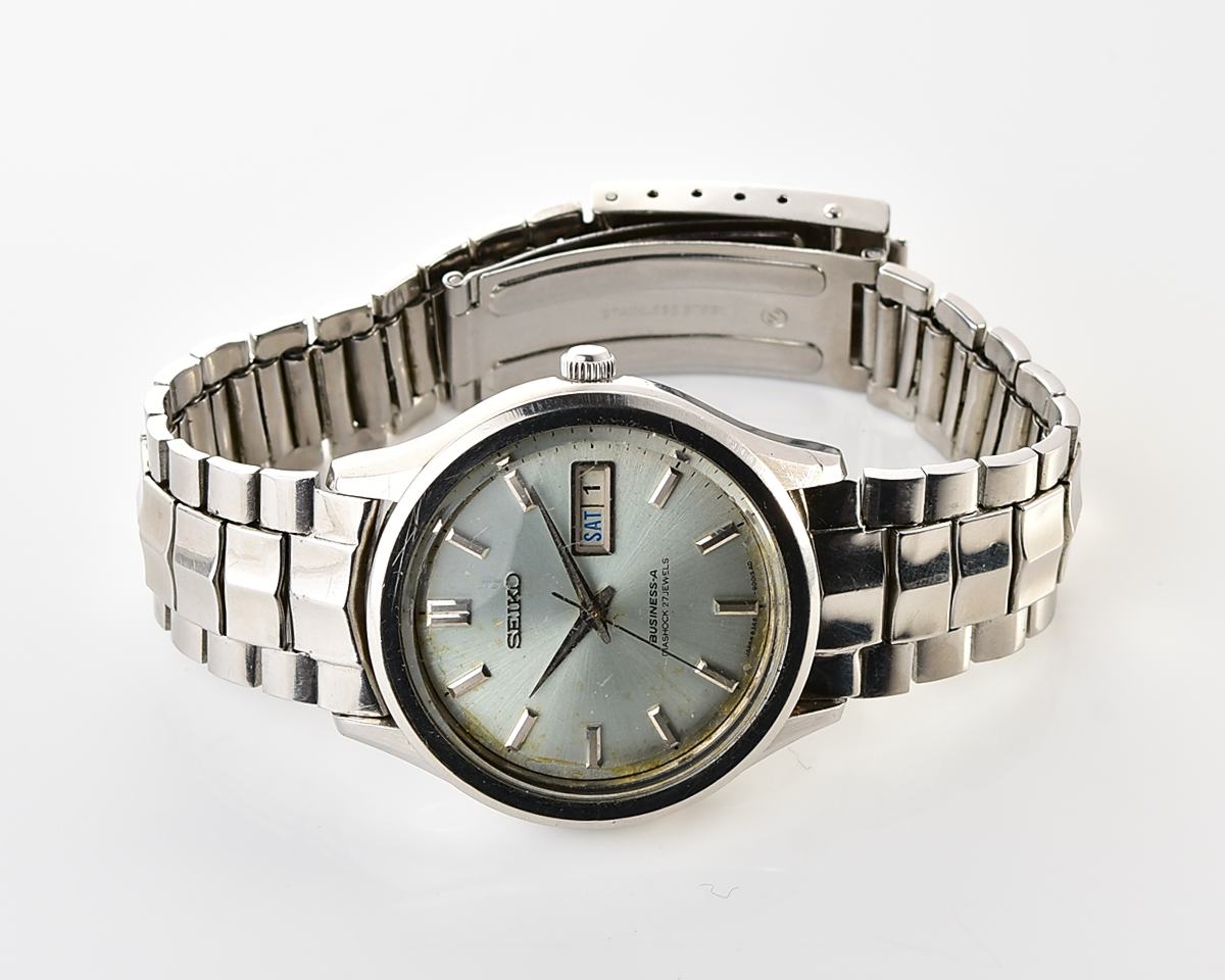 Vintage Seiko Business-A Silver Sunburst Day-Date from February 1967