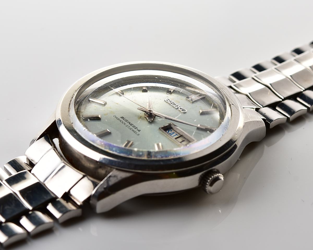 Vintage Seiko Business-A Silver Sunburst Day-Date from February 1967