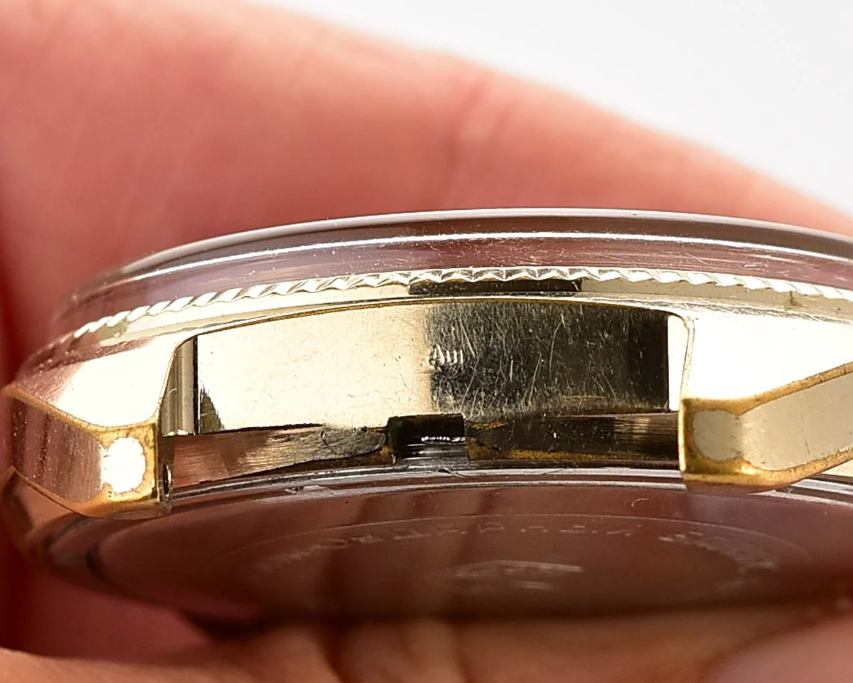 Excellent Soviet Slava gold-plated mechanical wristwatch