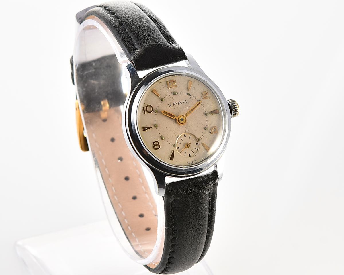 Vintage soviet mechanical URAN wrist watch