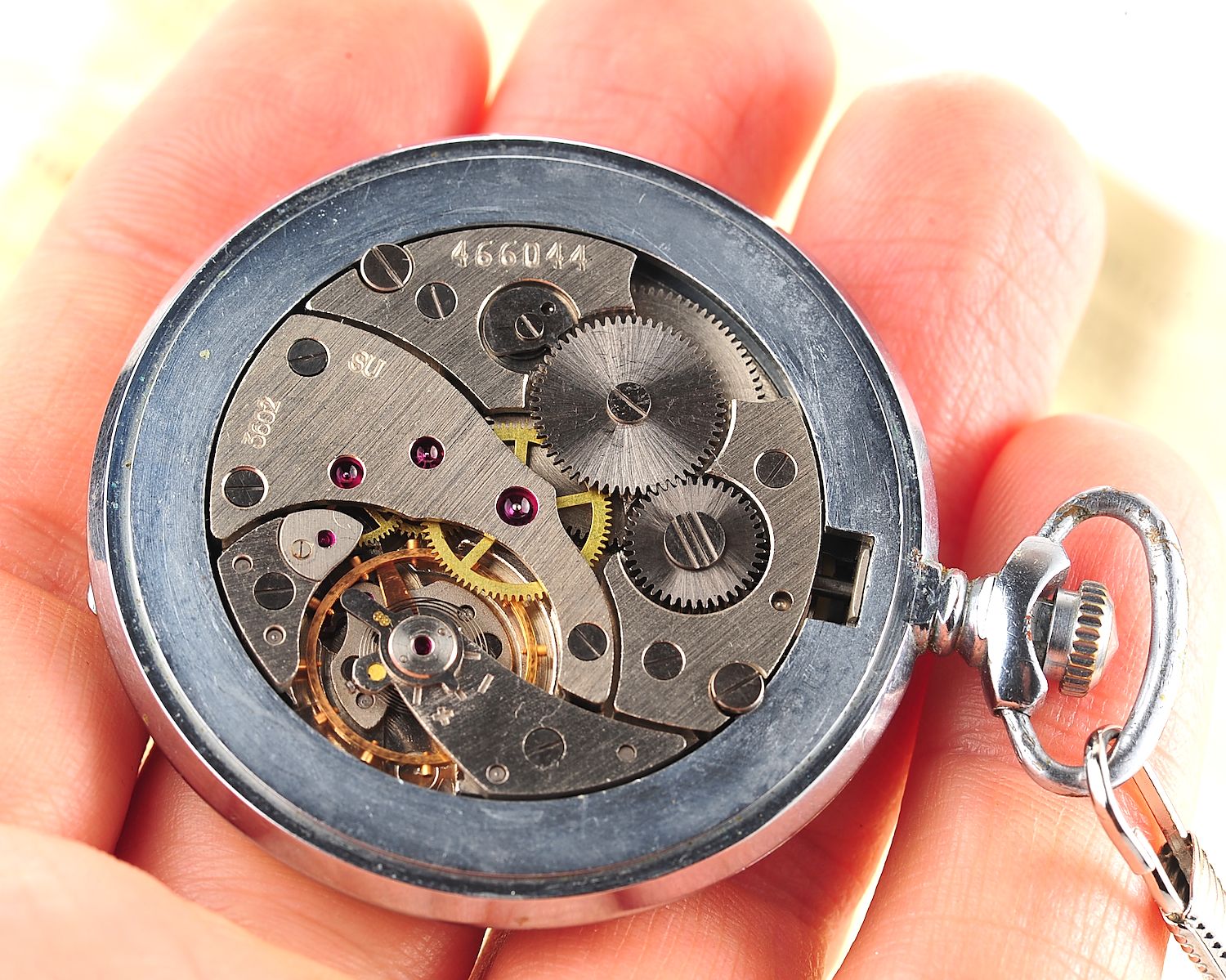 TIME CAPSULE: Molnija pocket watch with grouse bird, New Old Stock(NOS)!