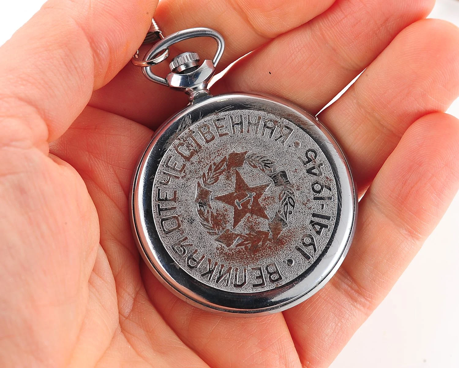Mechanical Molnija pocket watch - Great Patriotic War ☭☭☭