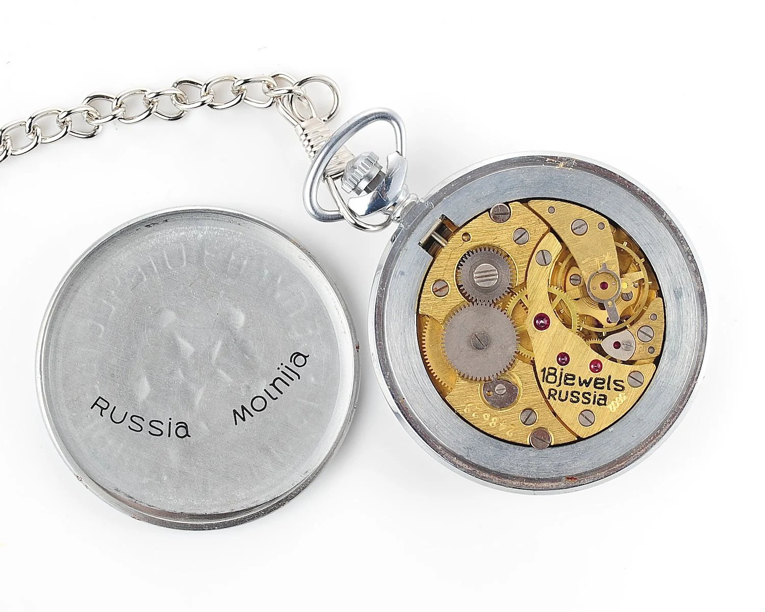 Mechanical Molnija pocket watch - Great Patriotic War ☭☭☭