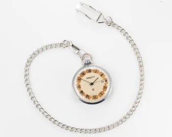 Soviet Raketa mechanical pocket watch with calendar