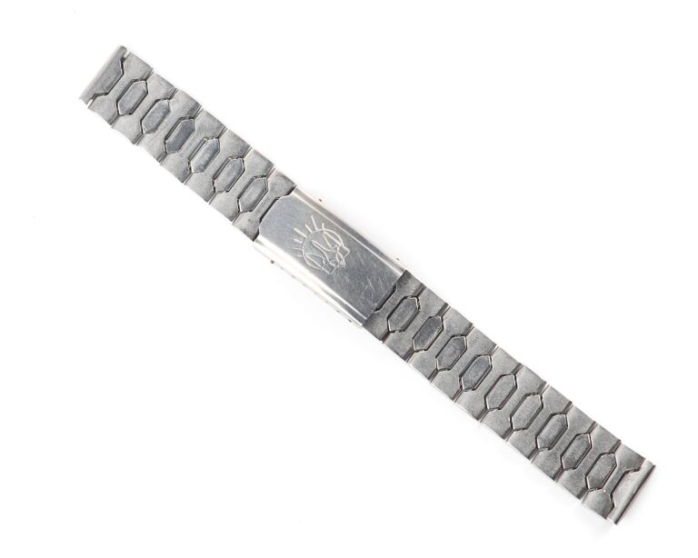 Vintage steel watch bracelet with 🇺🇦Ukrainian trident (Ukraine's Coat of Arms)