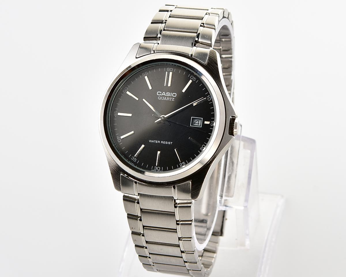 Casio MTP-1183 – Black Sunburst Date Quartz
