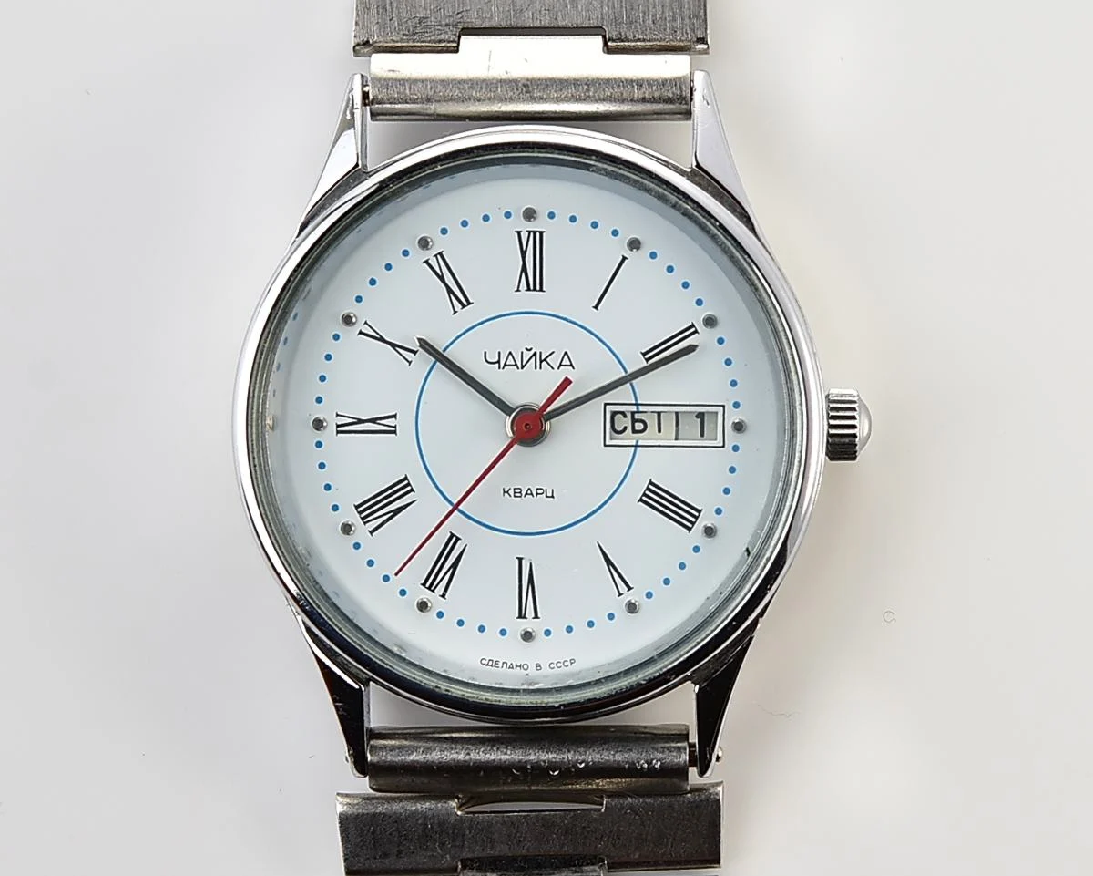 Soviet Chaika quartz wristwatch