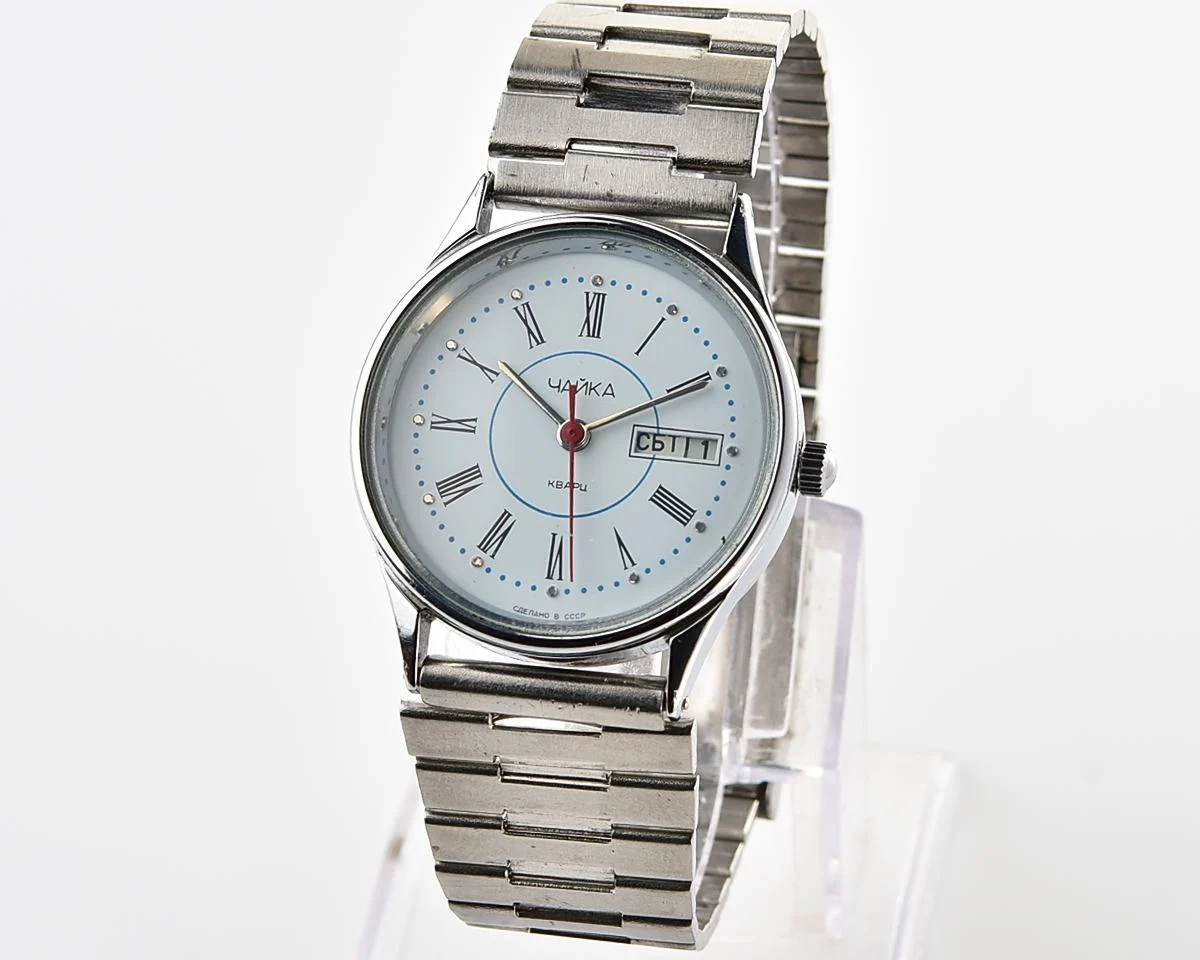 Soviet Chaika quartz wristwatch
