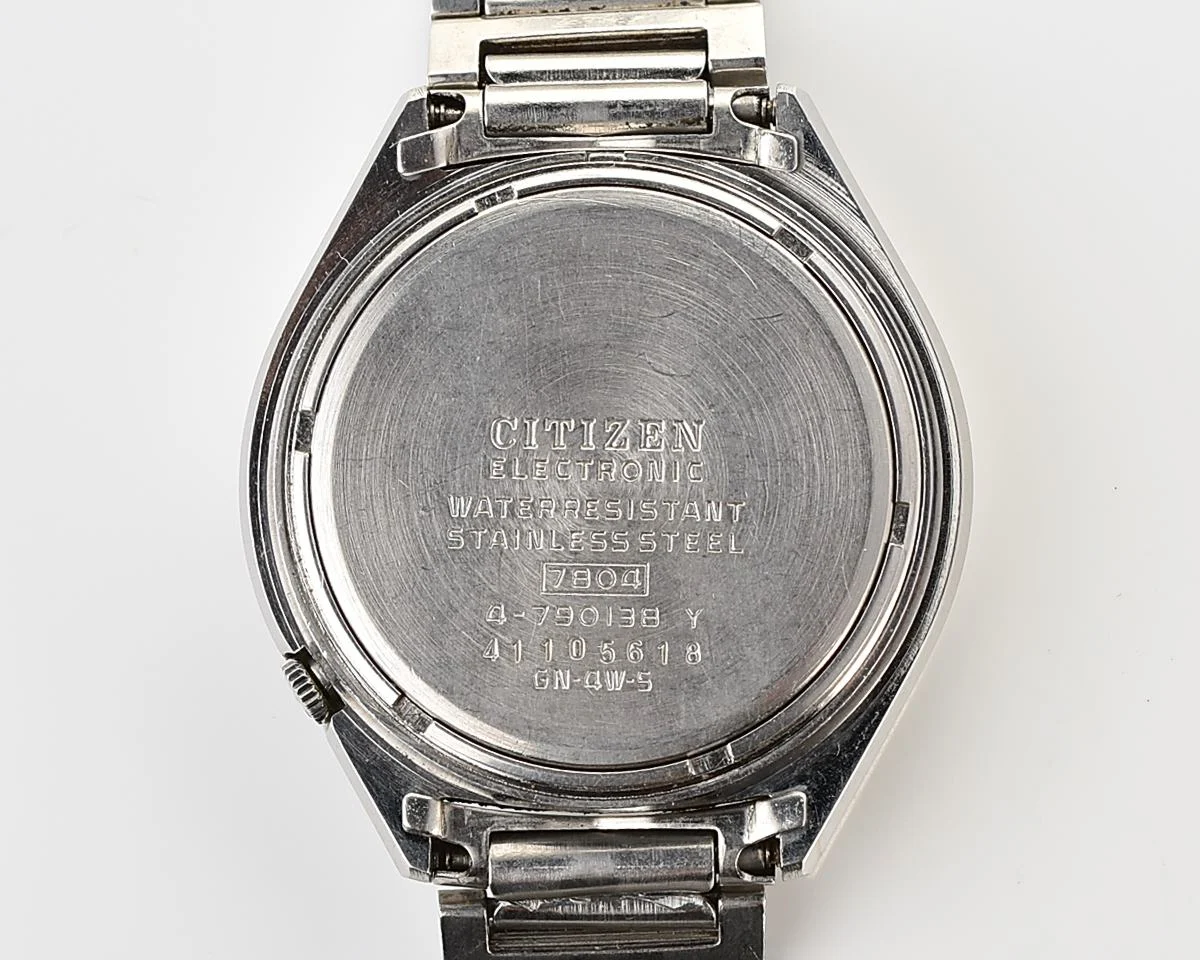 Rare 1974 Citizen Cosmotron Electronic 7804A Hi-Beat JDM Vintage Watch - Teal Sunburst Gradient Dial & Original Bracelet