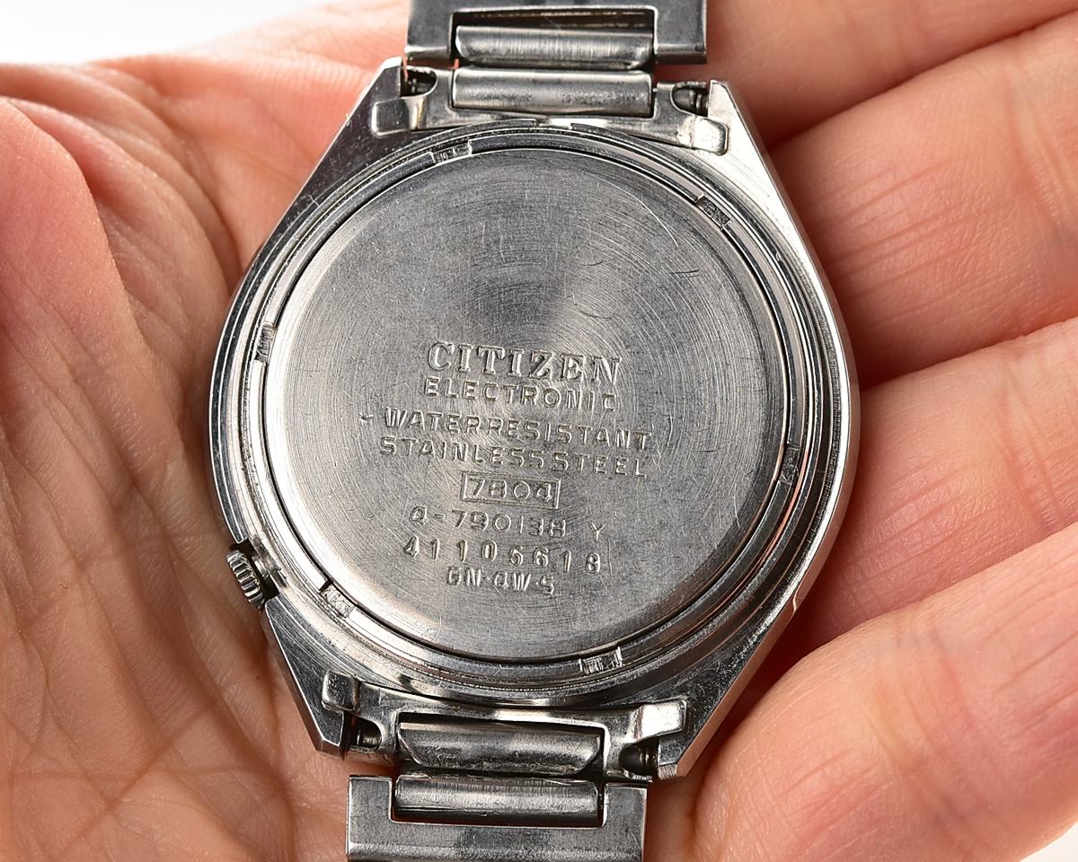Rare 1974 Citizen Cosmotron Electronic 7804A Hi-Beat JDM Vintage Watch - Teal Sunburst Gradient Dial & Original Bracelet