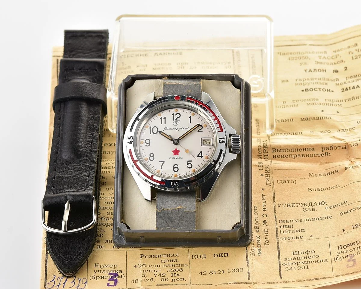 TIME CAPSULE: Vostok Komandirskie mechanical watch limited series – “Zakaz MO CCCP” – New Old Stock (NOS)!