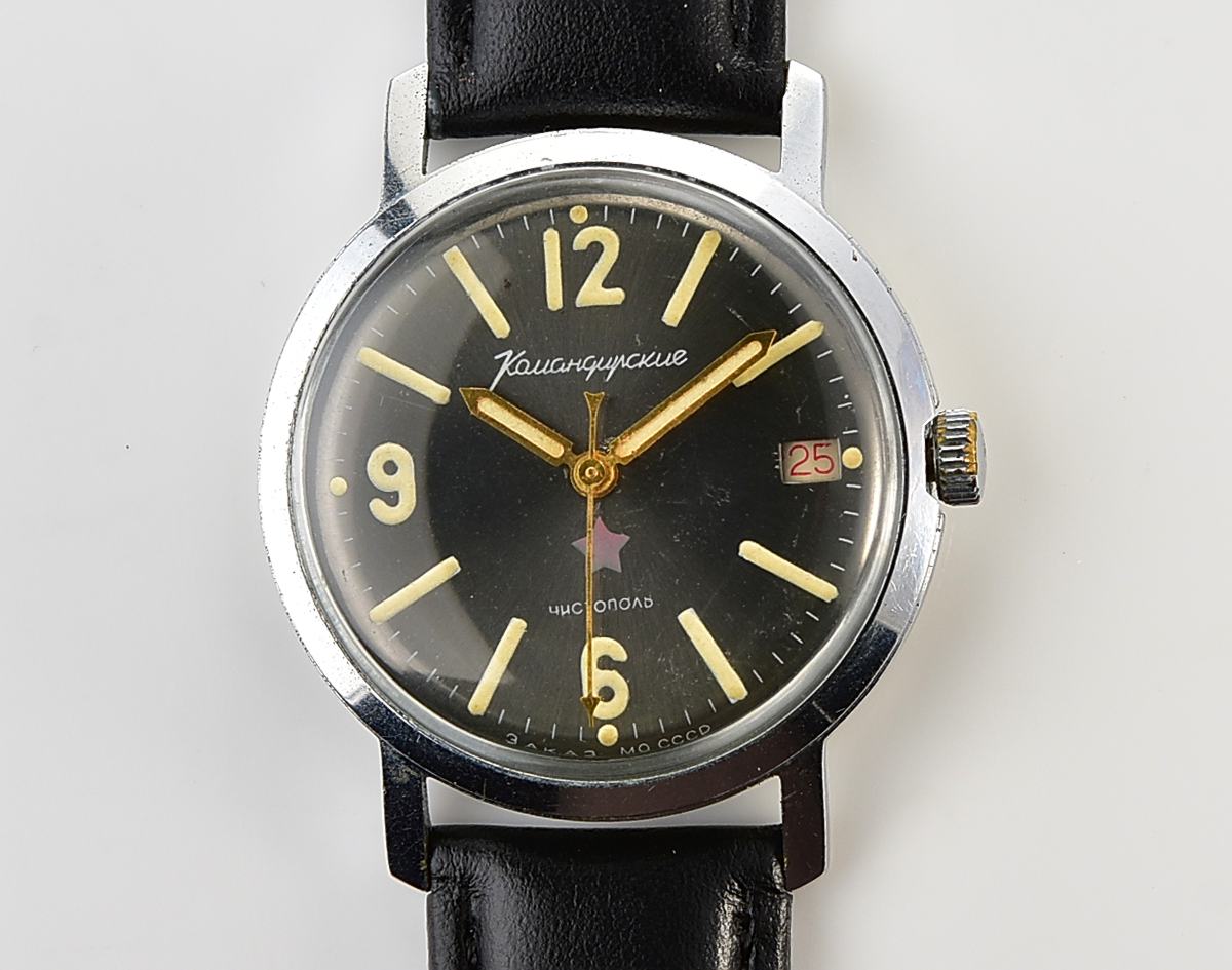 Excellent soviet Vostok Komandirskie mechanical watch - Zakaz MO CCCP!