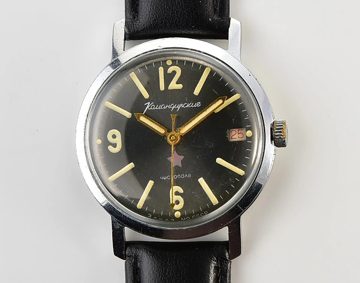 Excellent Soviet Vostok Komandirskie mechanical watch - Zakaz MO CCCP!