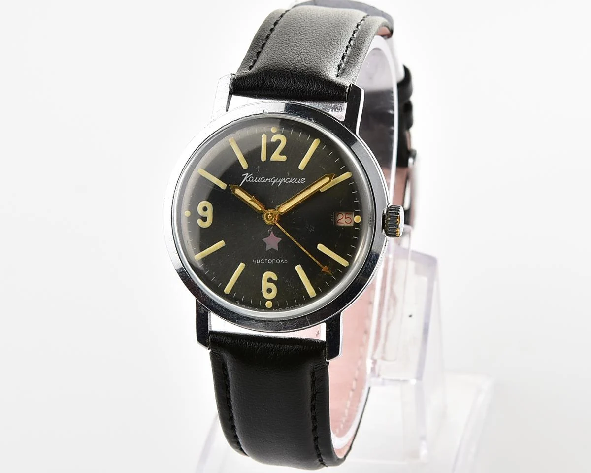 Excellent Soviet Vostok Komandirskie mechanical watch - Zakaz MO CCCP!