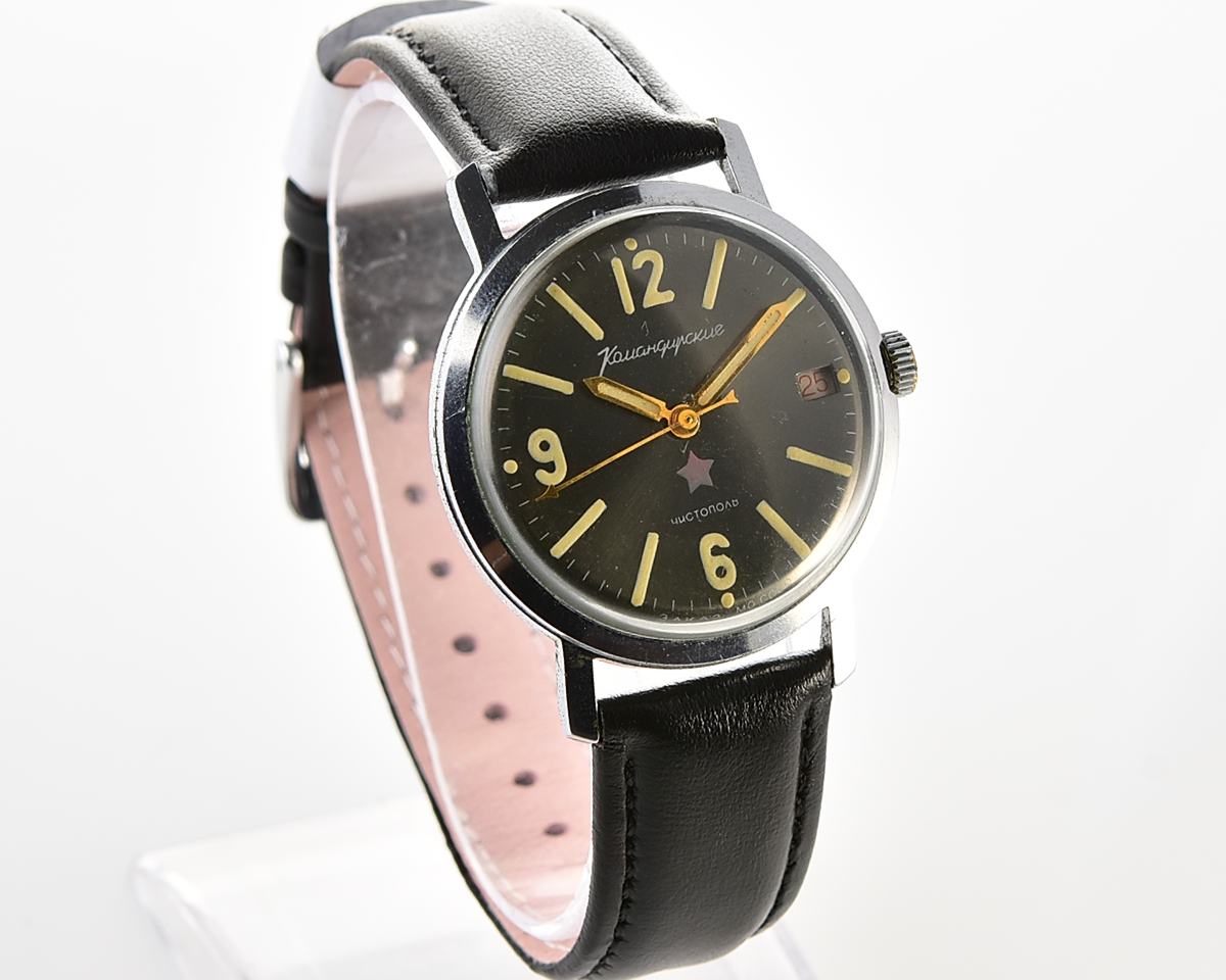 Excellent soviet Vostok Komandirskie mechanical watch - Zakaz MO CCCP!