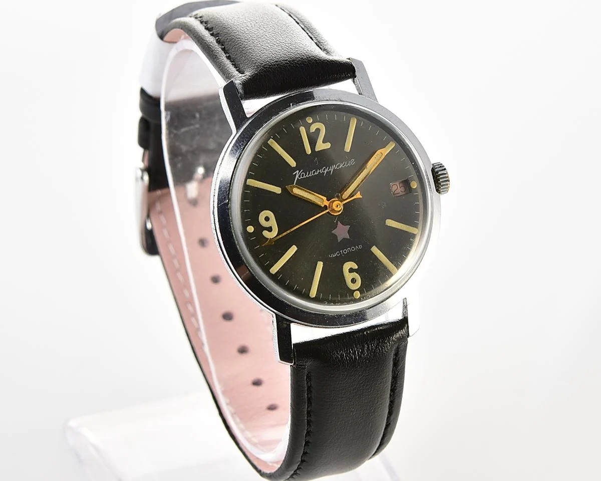 Excellent Soviet Vostok Komandirskie mechanical watch - Zakaz MO CCCP!