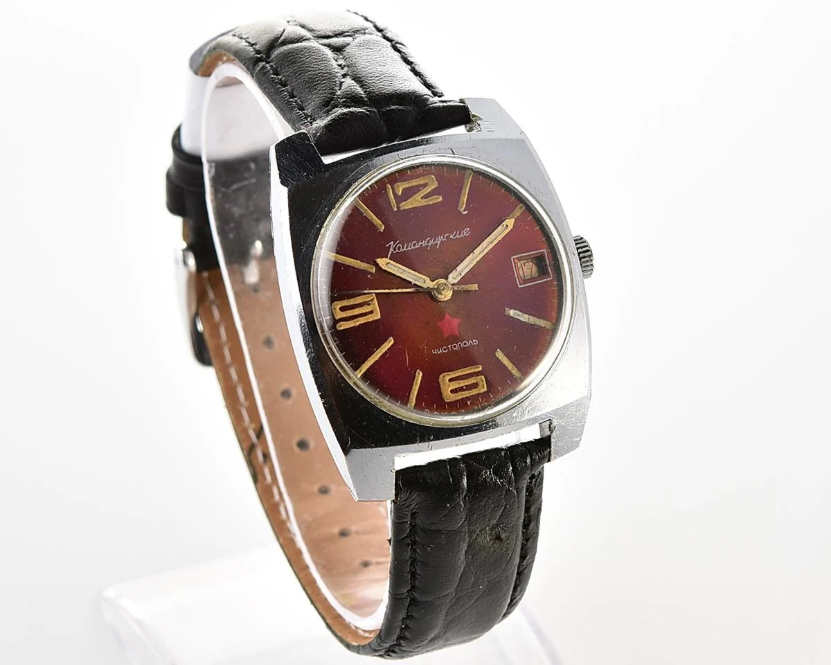 Soviet Vostok Komandirskie mechanical watch - Zakaz MO CCCP!