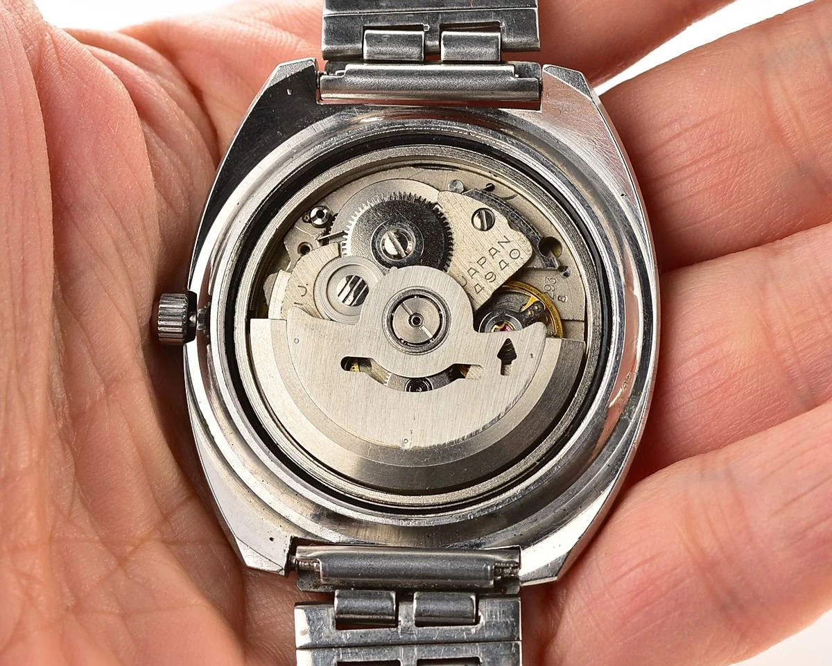 Vintage Orient Unimatic – Green Sunburst Day-Date Automatic from the 1970s