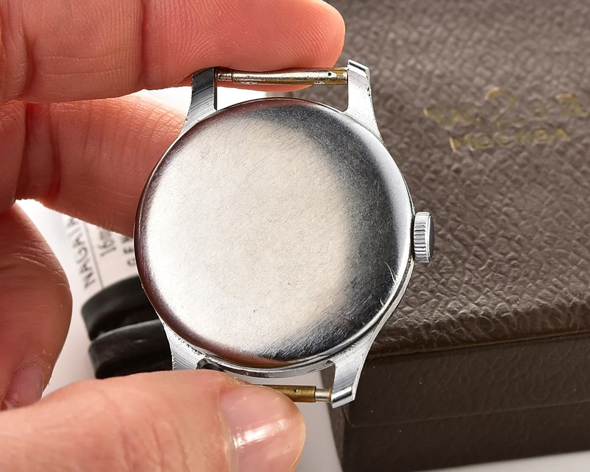 Vintage Soviet mechanical Pobeda watch, 2MChZ from 1st quarter 1956!