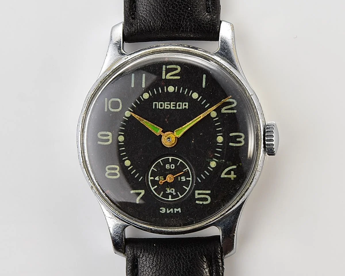 Vintage Soviet mechanical Pobeda, ZiM watch factory, from the 1950s