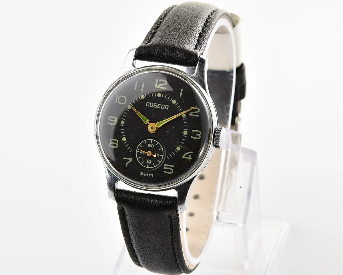 Vintage Soviet mechanical Pobeda, ZiM watch factory, from the 1950s