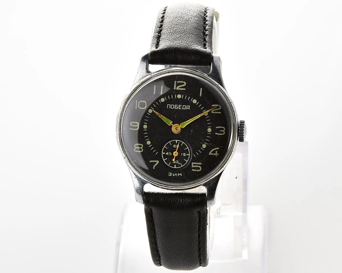 Vintage Soviet mechanical Pobeda, ZiM watch factory, from the 1950s