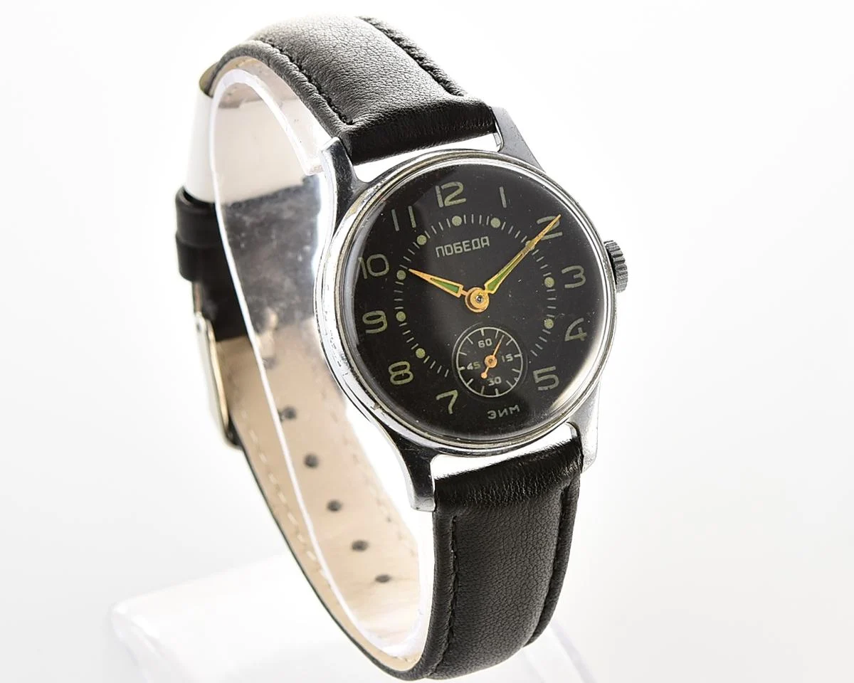 Vintage Soviet mechanical Pobeda, ZiM watch factory, from the 1950s