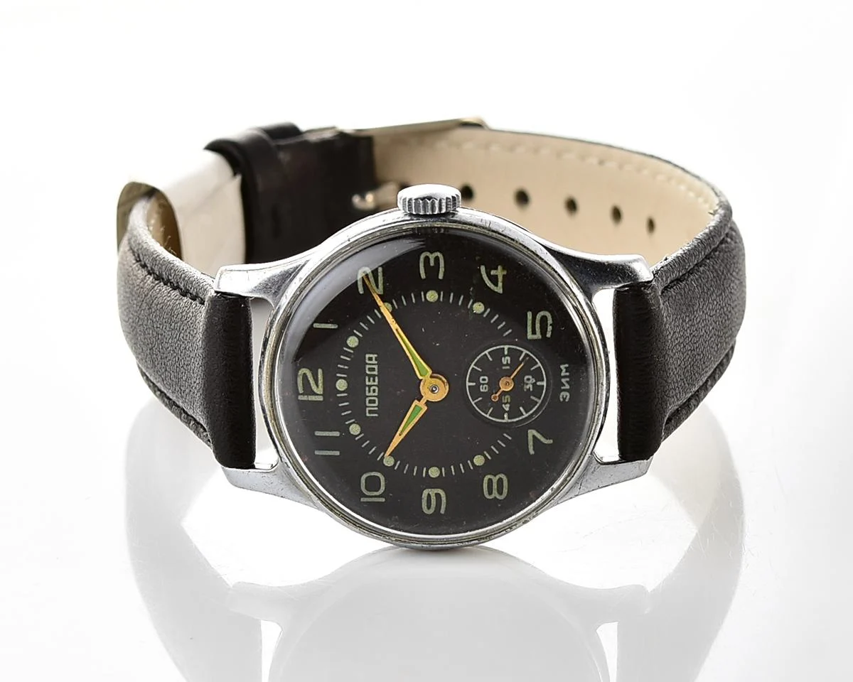 Vintage Soviet mechanical Pobeda, ZiM watch factory, from the 1950s