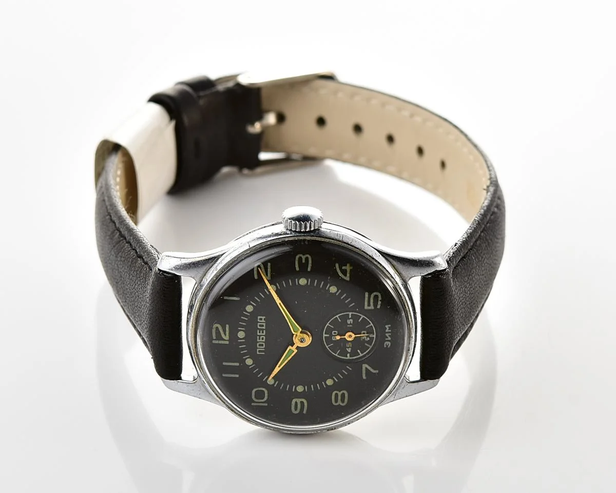 Vintage Soviet mechanical Pobeda, ZiM watch factory, from the 1950s