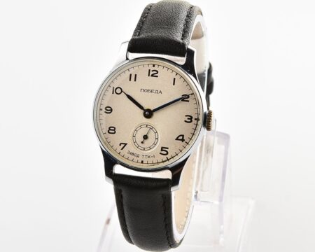 RARE: Excellent soviet mechanical watch POBEDA TTK-1 from the 4th quarter of 1953!