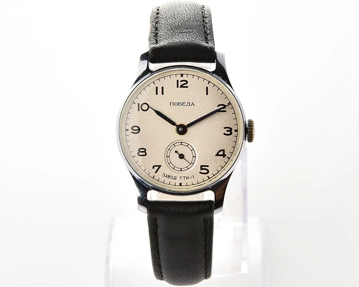 Rare: Excellent Soviet mechanical watch Pobeda TTK-1 from the 4th quarter of 1953!