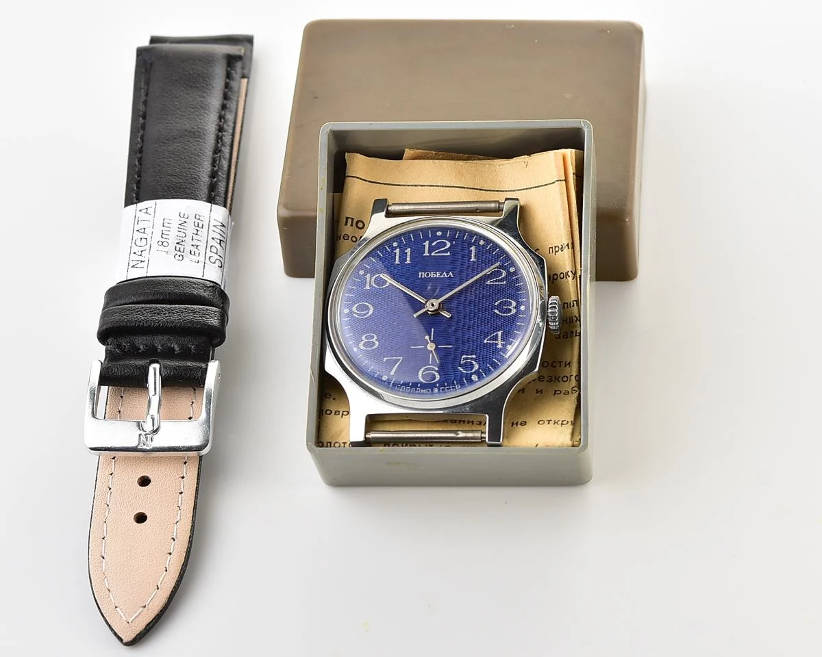 TIME CAPSULE: Soviet mechanical Pobeda watch in box – New Old Stock (NOS)!
