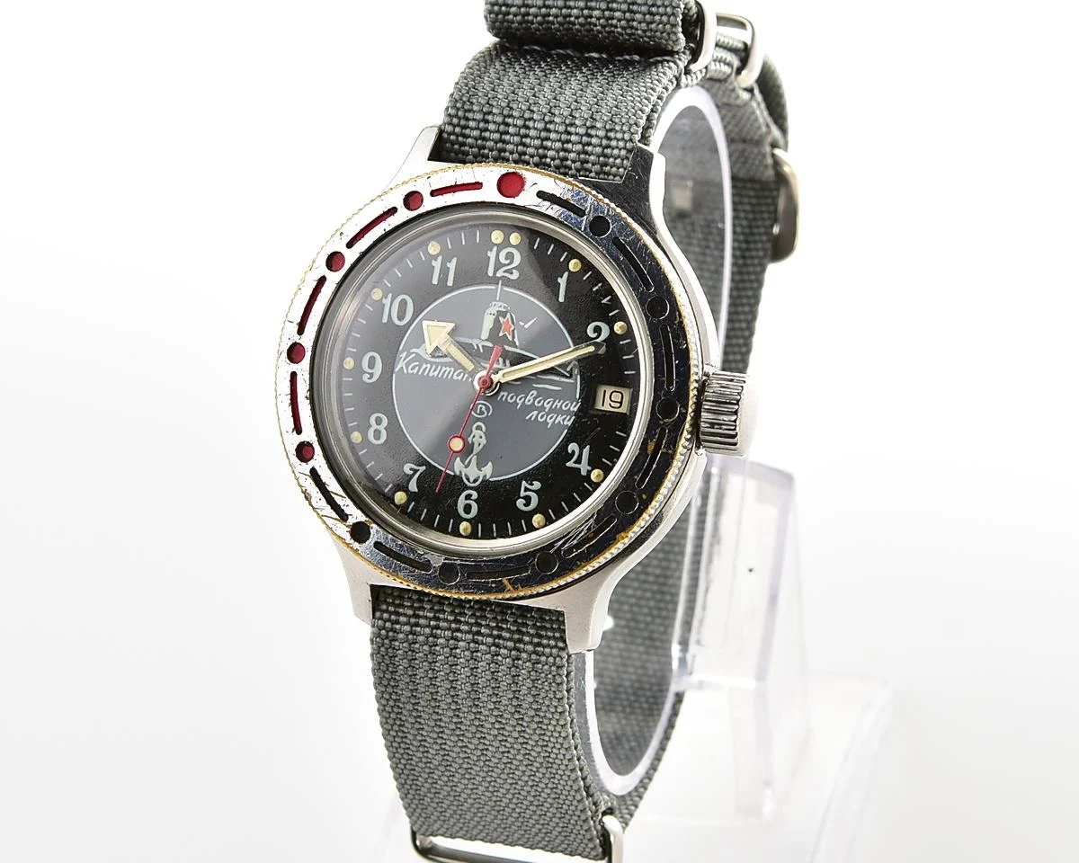 Vostok Amphibia with automatic self winding movement – Submarine captain!