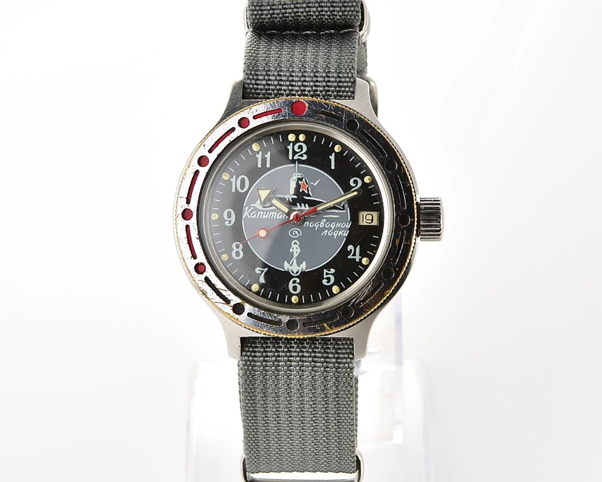 Vostok Amphibia with automatic self winding movement – Submarine captain!
