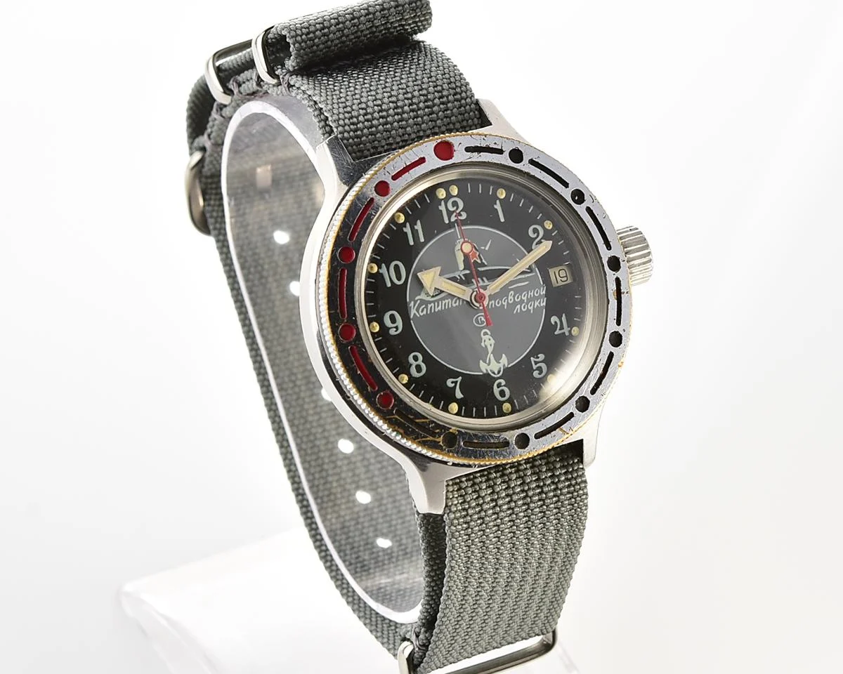 Vostok Amphibia with automatic self winding movement – Submarine captain!