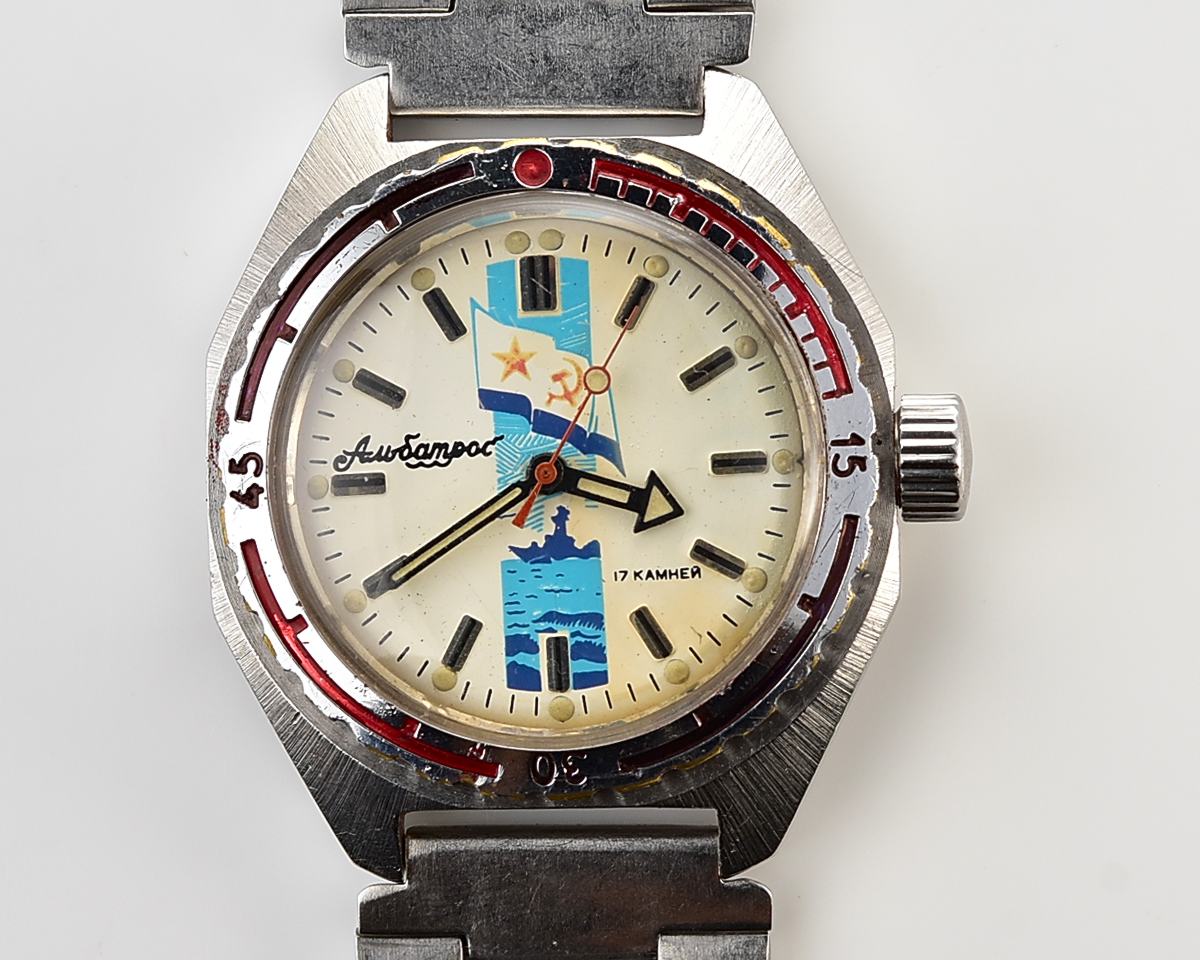 Vintage soviet Vostok Amphibia Albatros mechanical wristwatch