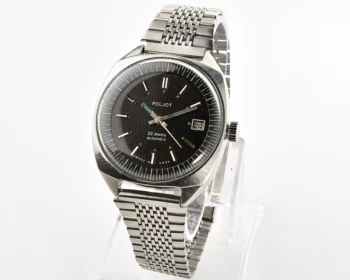Poljot "55G"(Aeroflot) automatic mechanical watch in stainless steel body