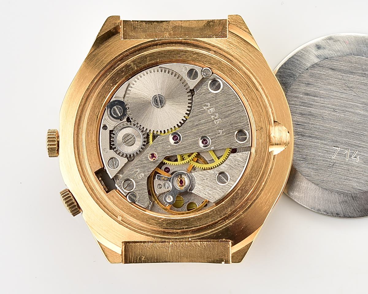 TIME CAPSULE: Vintage soviet Raketa gold-plated perpetual calendar watch – New Old Stock(NOS)!