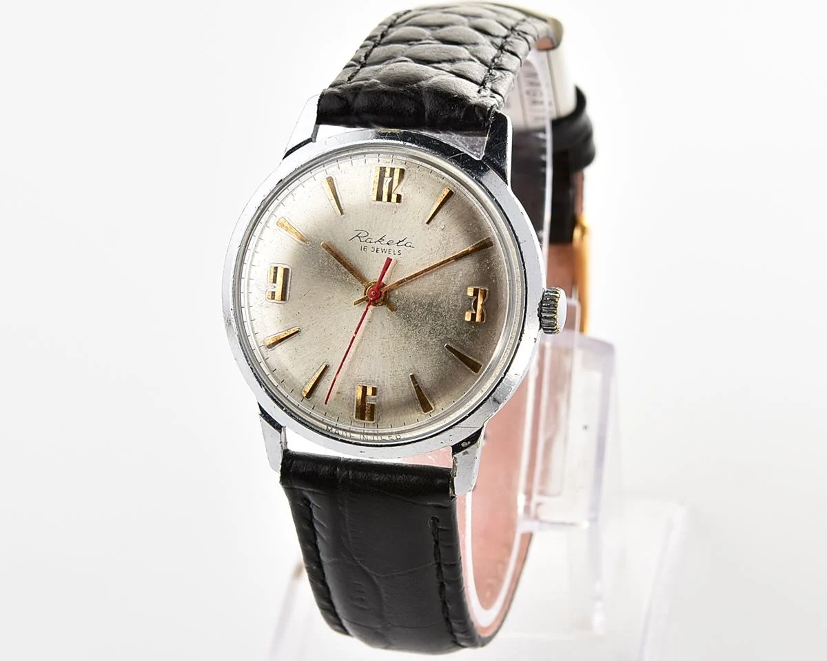 Vintage Raketa Baltica mechanical Soviet wristwatch