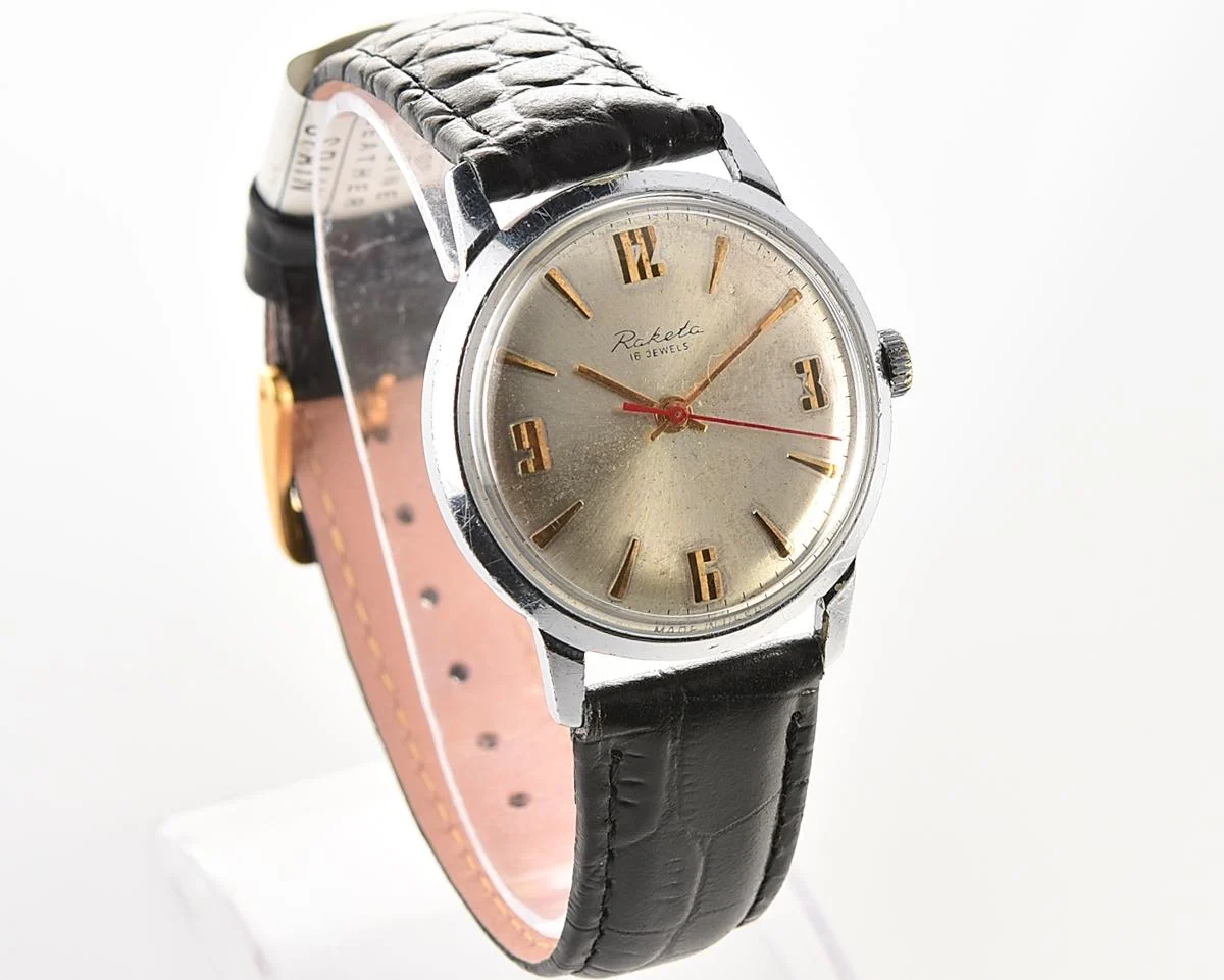 Vintage Raketa Baltica mechanical Soviet wristwatch