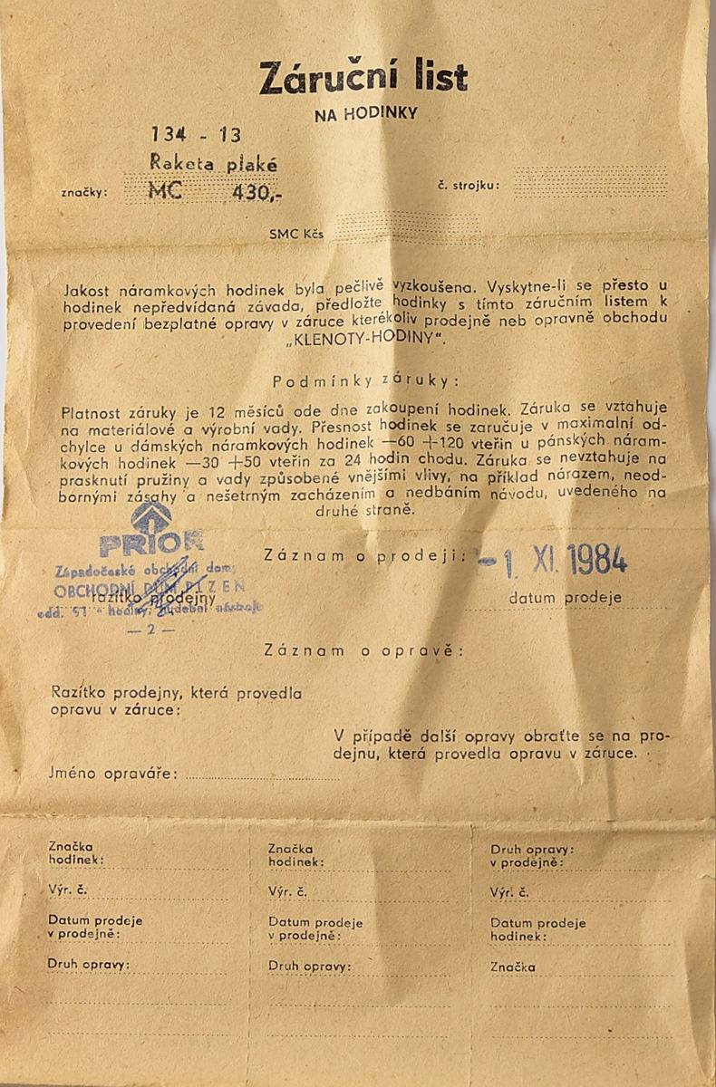 TIME CAPSULE: Vintage gold-plated soviet Raketa watch, export version, New Old Stock(NOS)!