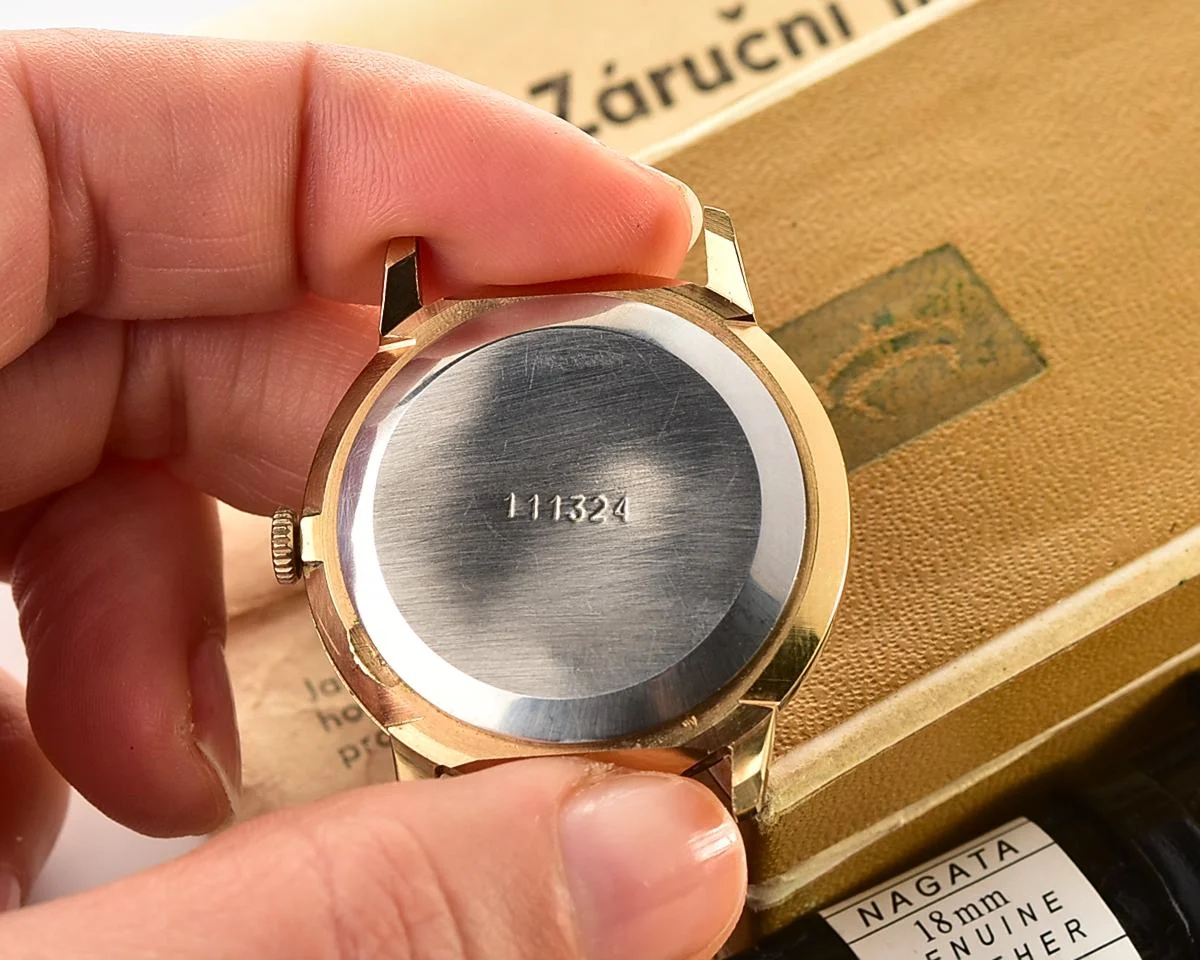 TIME CAPSULE: Vintage gold-plated Soviet Raketa watch, export version, New Old Stock (NOS)!